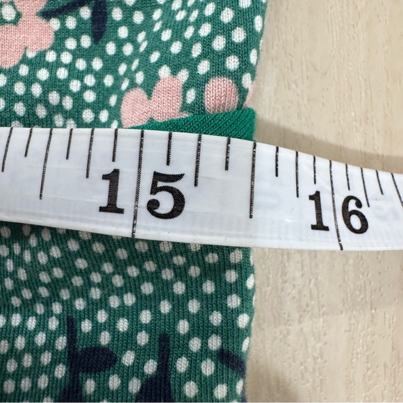 Boden Ava Jersey Midi Dress Forest/Chalky Pink Daisy Spring Women's 12 Tall** - Picture 14 of 15